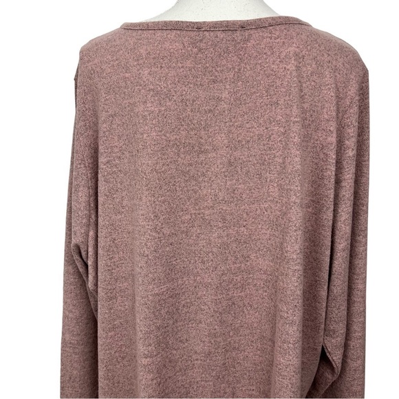 DG2 By Diane Gilman Women’s Pullover Sweater Like Lightweight Top Sz 3X Mauve - Picture 8 of 13